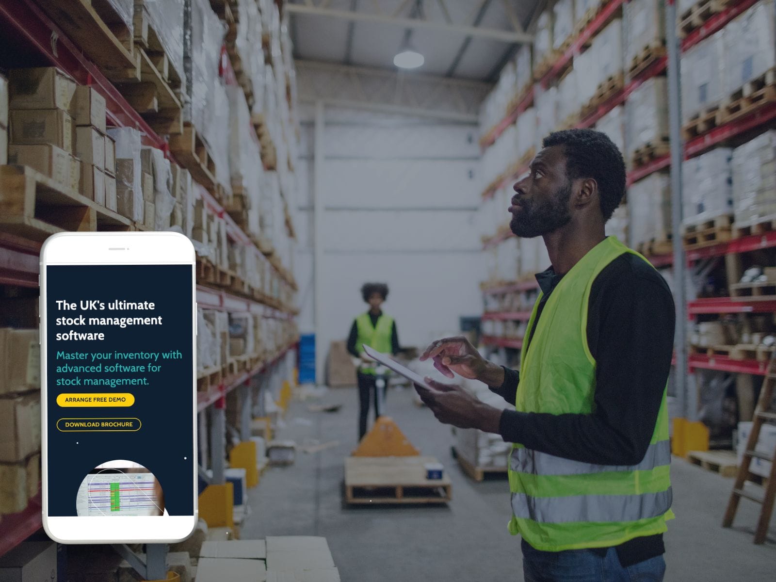 We’re experts at integrating Magento & OrderWise, here’s the proof Warehouse operative checking stock levels