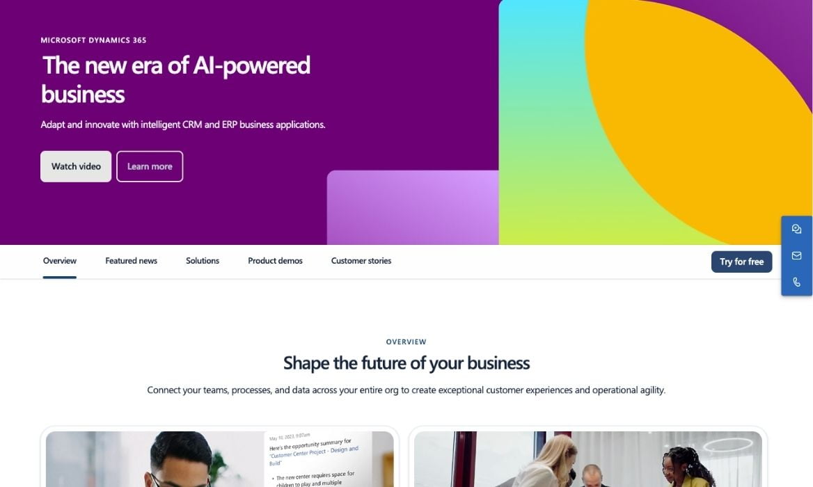 Magento ERP Integration: 7 of the Best ERP Systems for a Magento eCommerce Store Microsoft Dynamics 365 screenshot