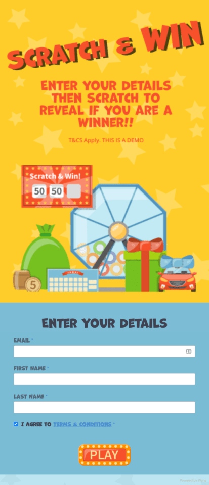 Scratch and Win - A mobile responsive scratch card Scratch and Win - A mobile responsive scratch card