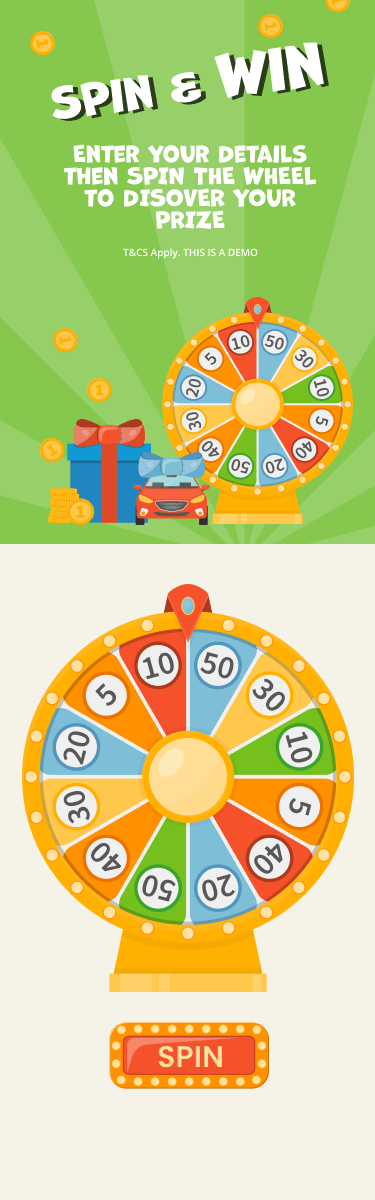Wheel of Fortune - A mobile responsive spin the wheel Wheel of Fortune - A mobile responsive spin the wheel