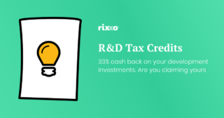 33% Moneyback on development with R&D Tax Credits