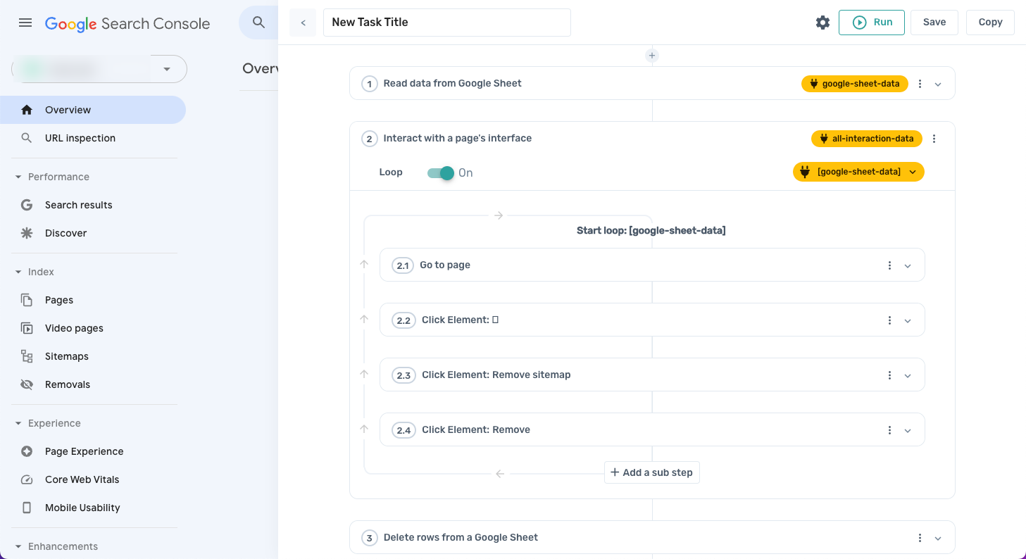 How to Bulk Delete Sitemaps in Google Search Console