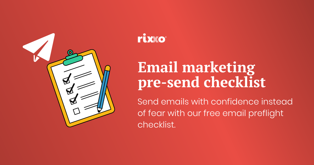 email marketing checklist