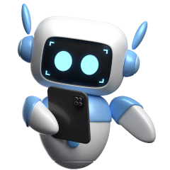 erp-for-ecommerce-cta-240 graphic of a helpful robot with a clipboard