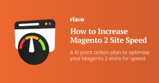 graphic of a speedometer to depict the subject of how to increase magento 2 site speed