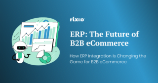 graphic of a robot and an ERP integration