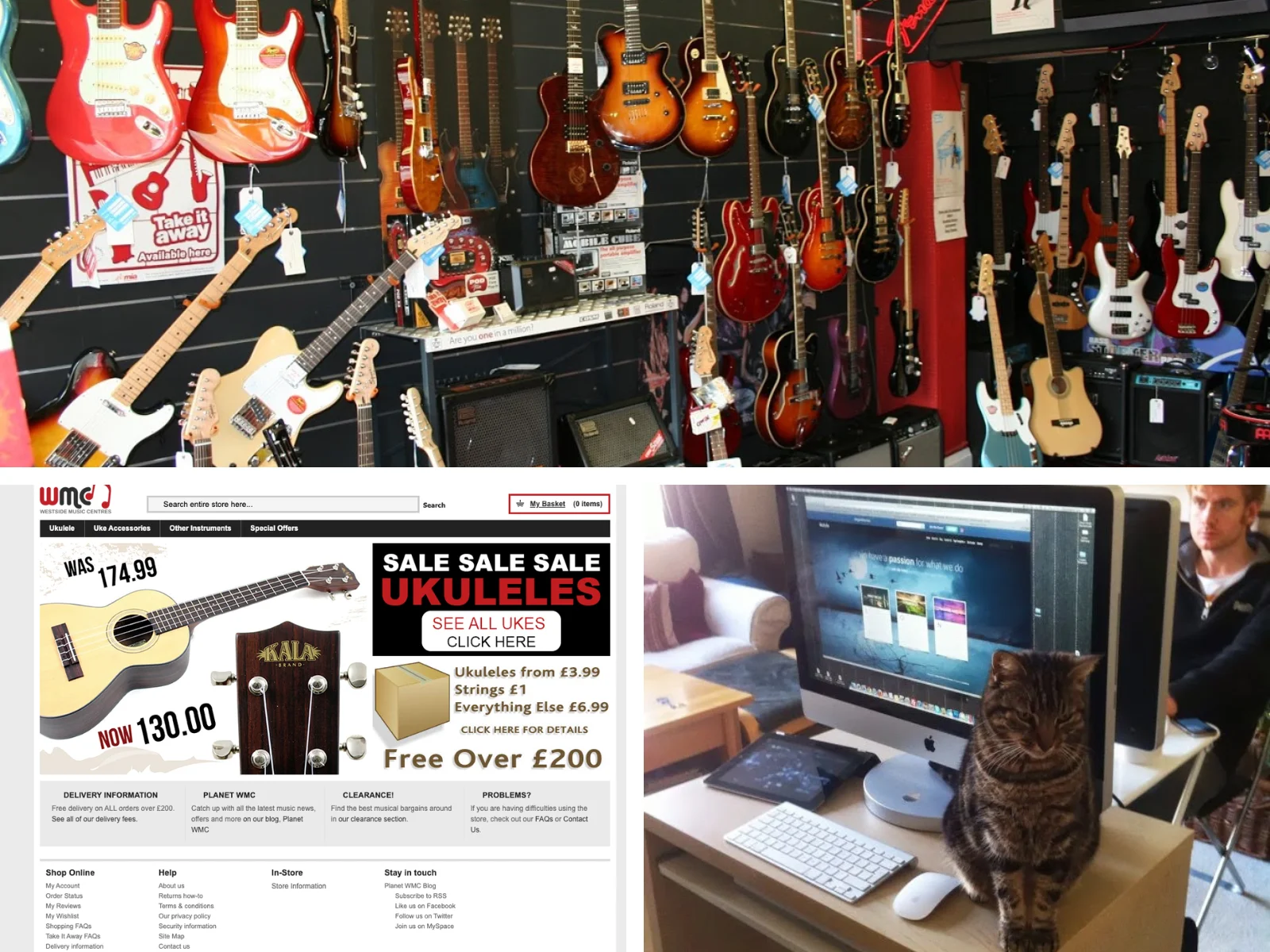 from-ecommerce-business-to-ecommerce-agency a collage of the early ecommerce business