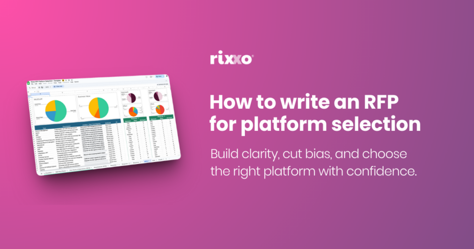 screenshot of the RFP template for platform selection