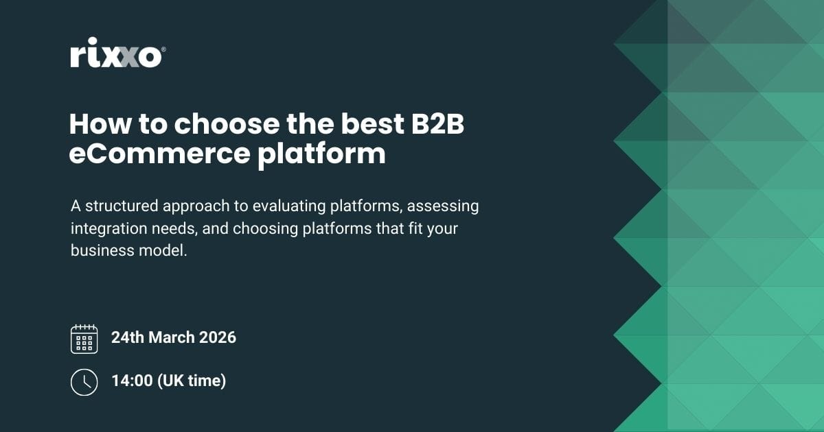 Webinar: How to choose the best B2B eCommerce platform