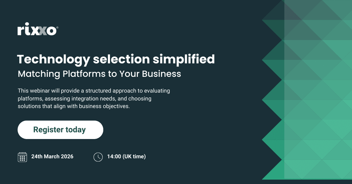 Webinar: Technology selection simplified: Matching platforms to your business
