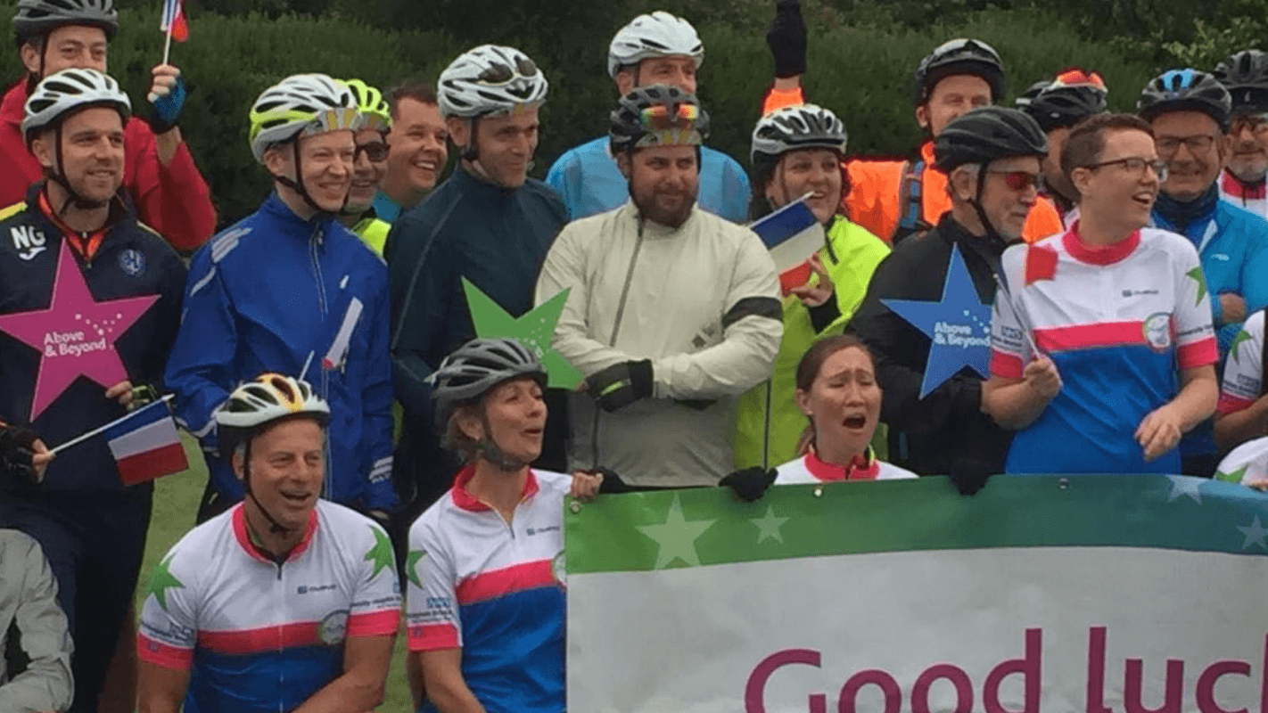 Rixxo sponsors Above and Beyond cycle ride