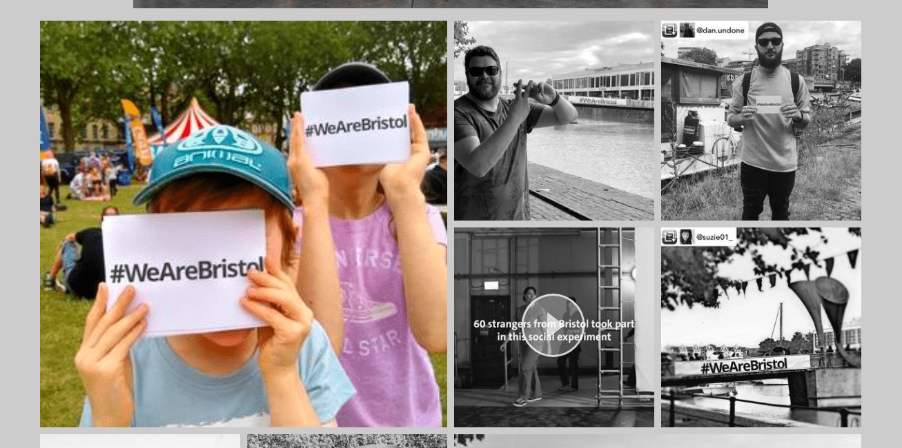 We Are Bristol Harbourside Activation Campaign We Are Bristol Harbourside Activation Campaign