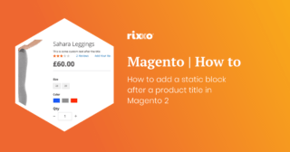How to add a static block after a product title in Magento 2