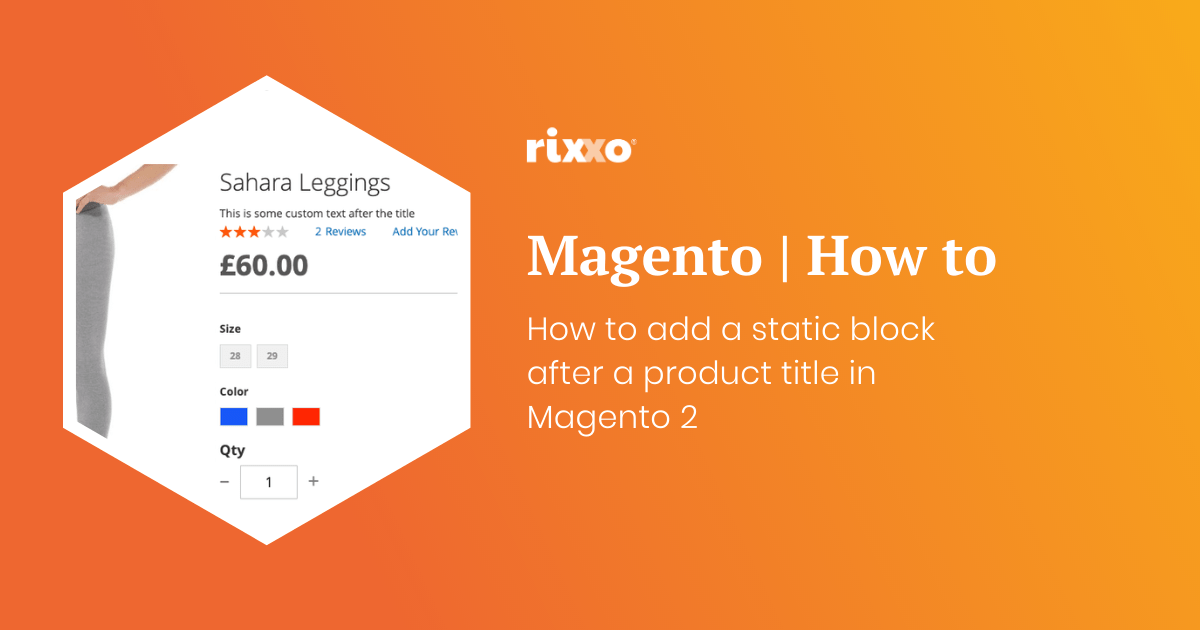 How to add a static block after a product title in Magento 2