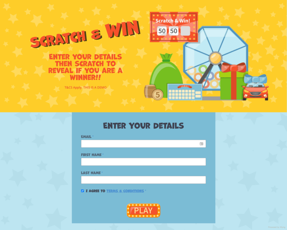 Scratch and Win - A mobile responsive scratch card