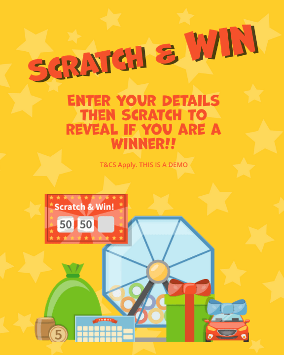 Scratch and Win – A mobile responsive scratch card